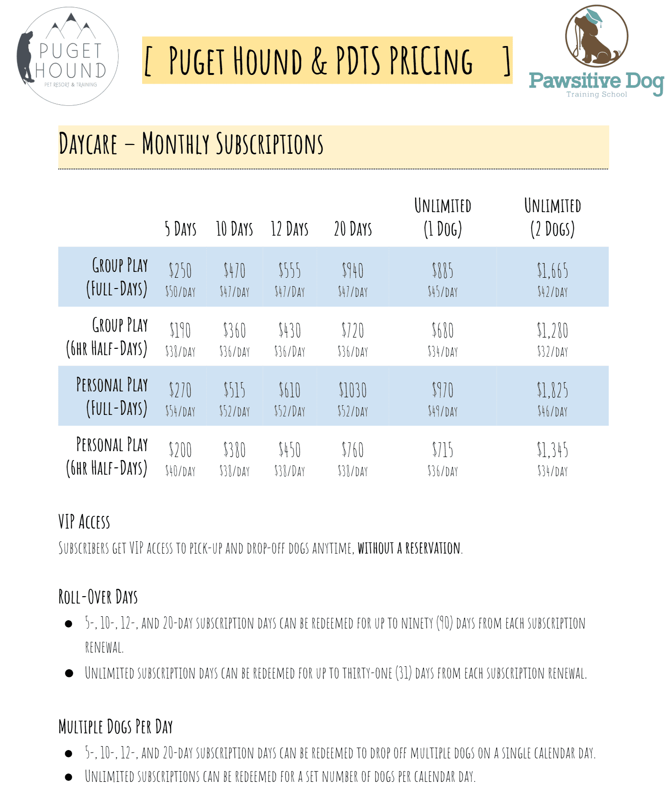 Daycare Subscription Pricing 2026